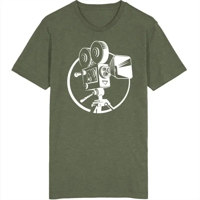 Movie Camera Vintage Retro Film Making Equipment T Shirt