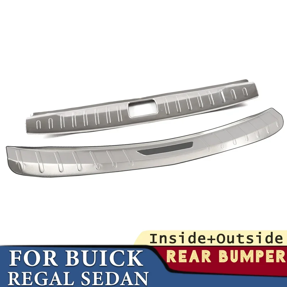 

Trunk Bumper for Buick Regal Sedan 2018 2019 2020 2021 2022 2023 Car Accessories Rear Fender Protector Sill Cover Stick Decor