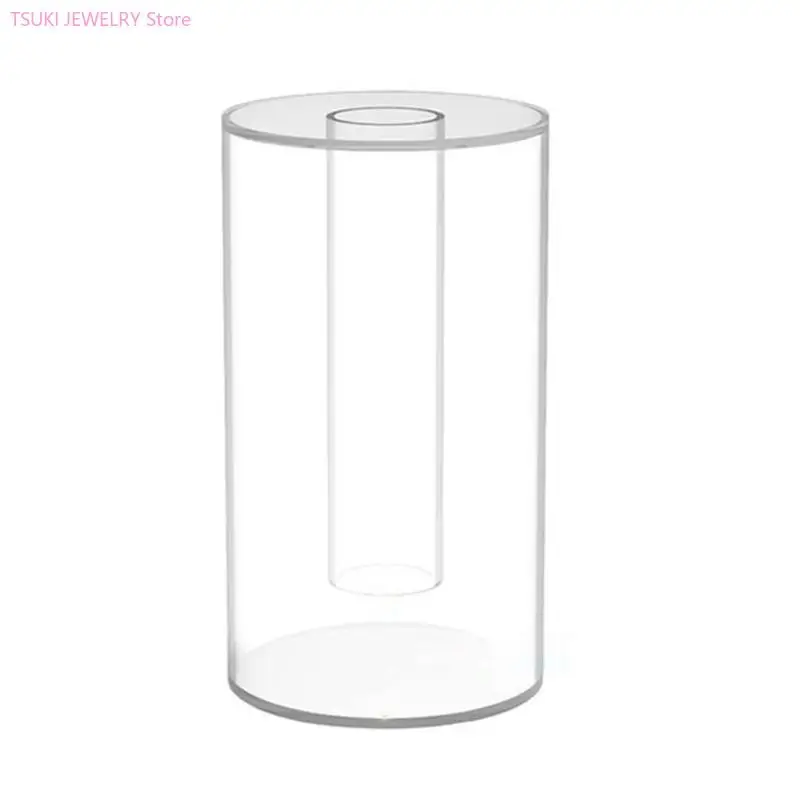 62KE Klare Haarband-Box, leicht zu reinigende Display-Organizer, Haarband-Aufbewahrungsbox mit Acrylstruktur für Zuhause oder – Detail 1