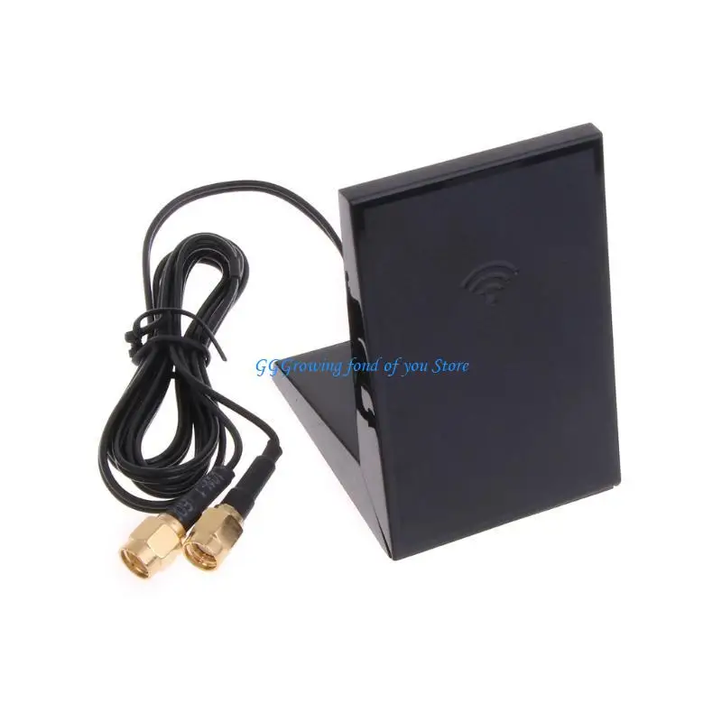 H9eb SMA Male Connector 2.4GHz 5GHZ Dual Band Fold Direction WiFi Antenna