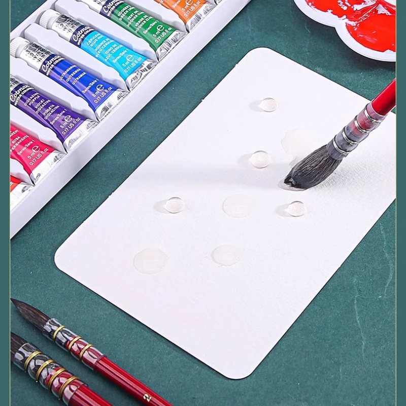 المهنية المائية ورقة بطاقة بطاقة بريدية القصدير صندوق الفنان الصف القطن 300 جرام غرامة/متوسطة/الحبوب الخشنة السفر رسم الفن لوازم