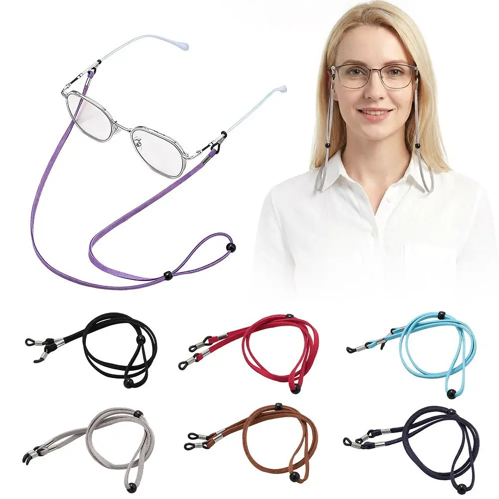 1PC Eyewear Retainer Eyeglasses Holder Strap Cord High Elasticity Suede Fabric Suede Leather Eyeglasses Strap Durable