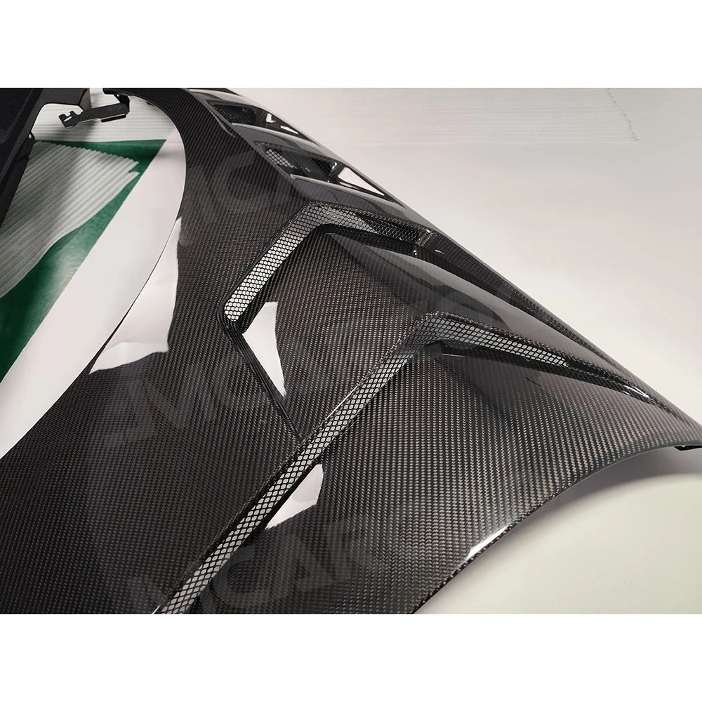 

For Ford Mustang 2024+ Dry Carbon Fiber Front Side Fender Bodykits Car Styling