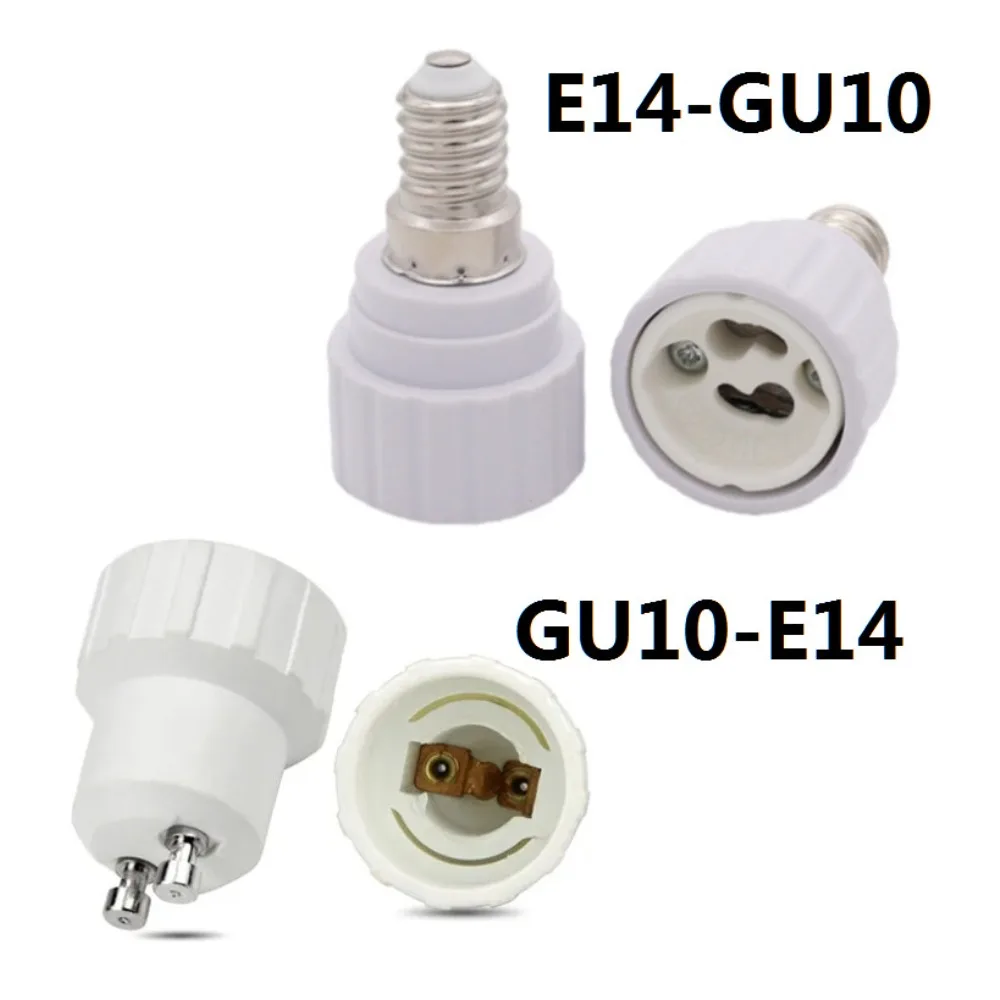 

1PCS LED Bulb Socket GU10 To E14 Adapter Converter Light Bulb Socket Lamp Holder for Corn Light Bulb Adapter Converter Fitting