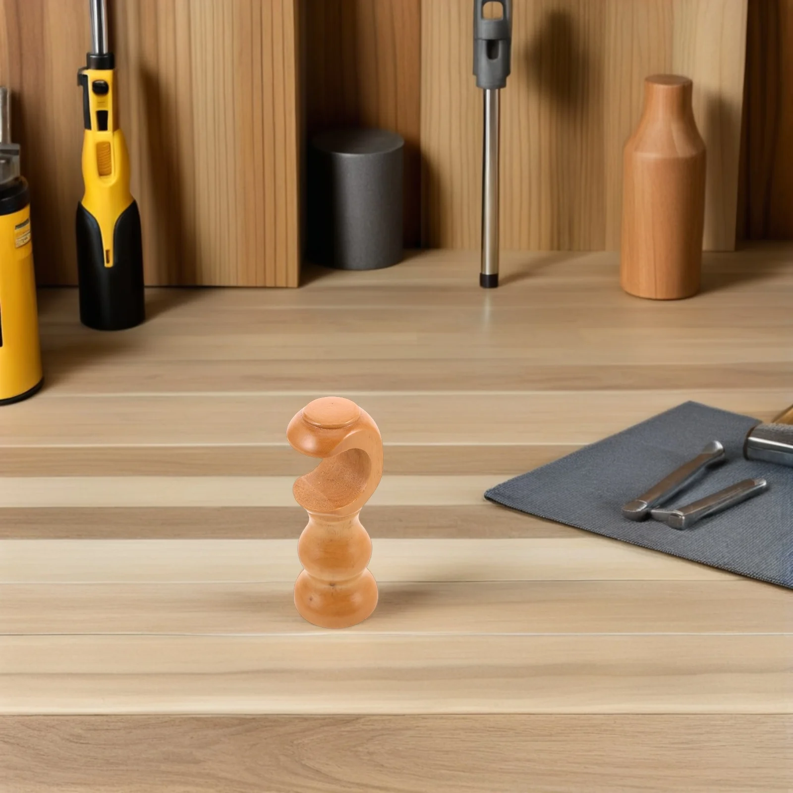 

2 Pcs Curtain Rods for Windows Drapery Hangers Wall Mounted Wooden Brackets Holders