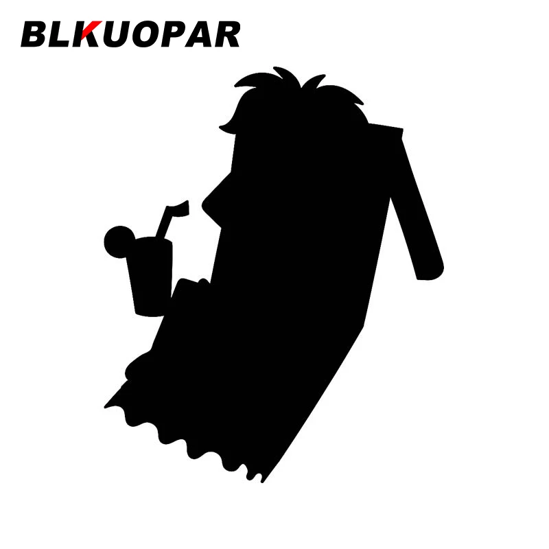BLKUOPAR For Men Are Relaxing Lying Down With Cool Glasses Car Stickers Personality Sunscreen Decals Surfboard Car Accessories