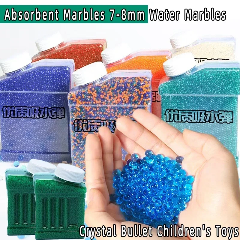 Pistola de juguete ADIY con balas de agua, cuentas de agua de suelo de cristal, decoración de barro para boda, bolas de agua en cultivo, recarga de balas Blaster DIY