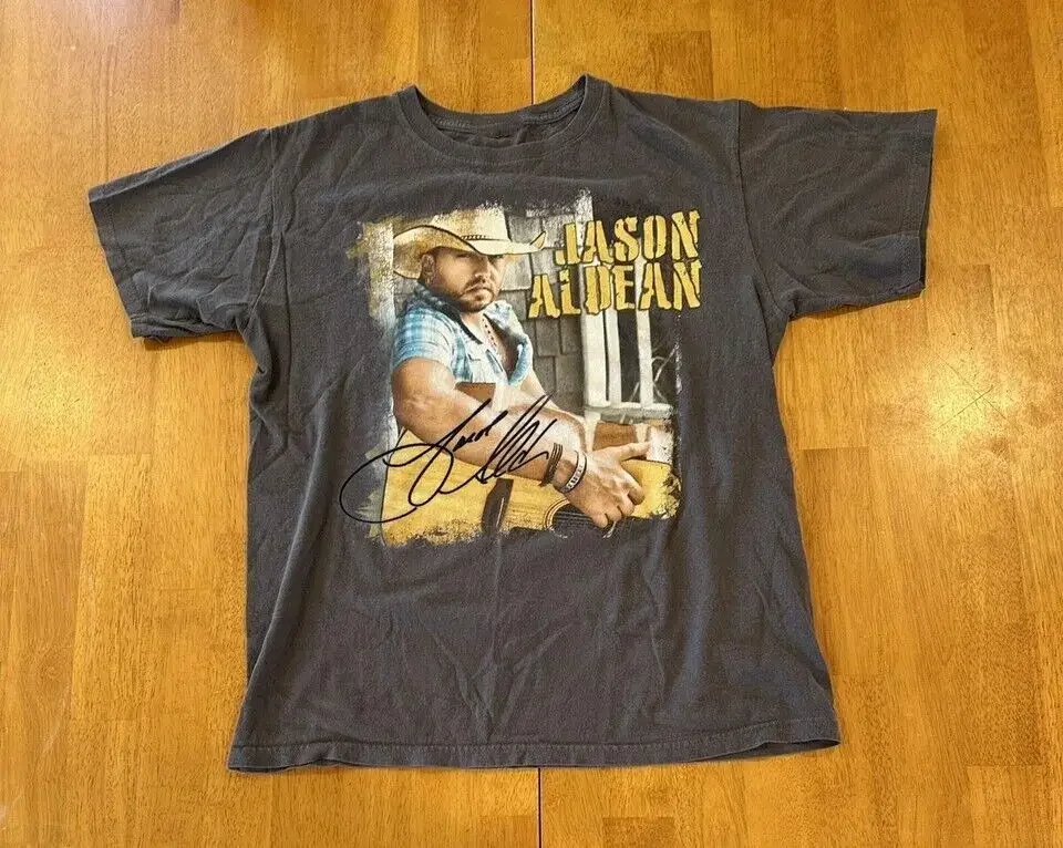 Hot Country Music Concert Jason Aldean Black Heavy Cotton All Size T-Shirt TT123