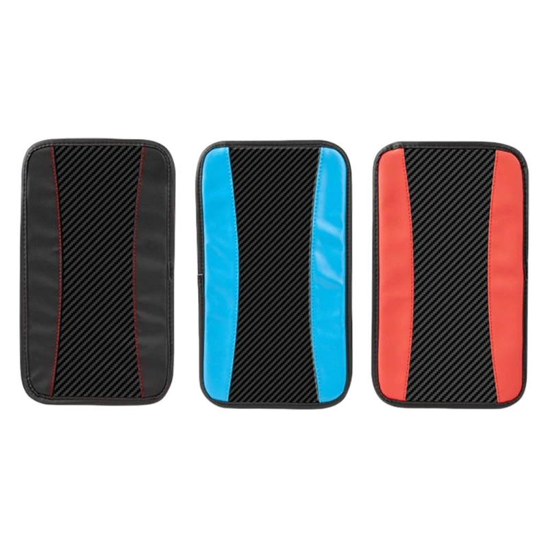 Vehicle Interior Armrest Cover PU Leather Comfortable Mat Vehicles Armrest Pad