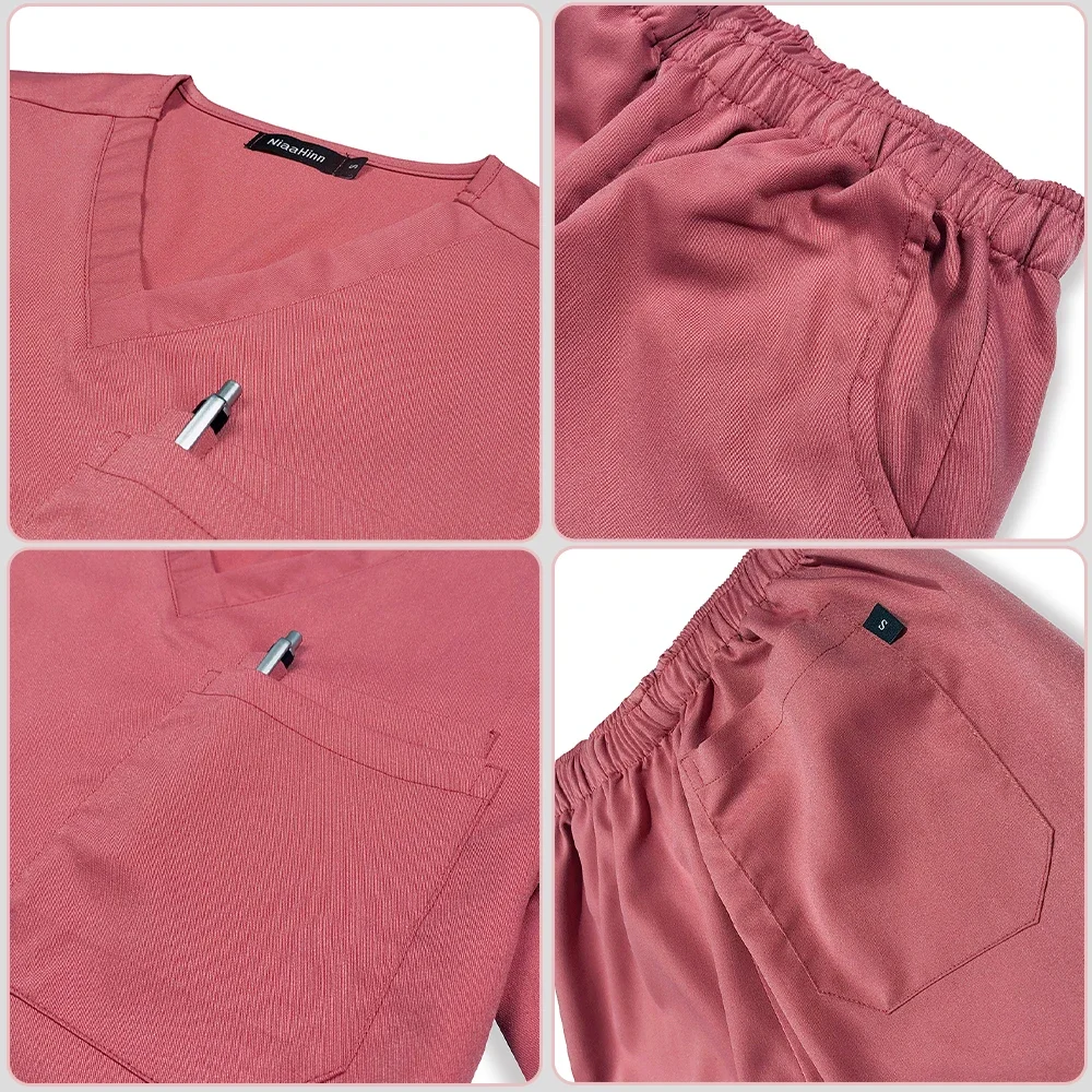 Uniforme de trabajo de dentista para hombres y mujeres, trajes de enfermera, médicos, ropa de trabajo de Hospital