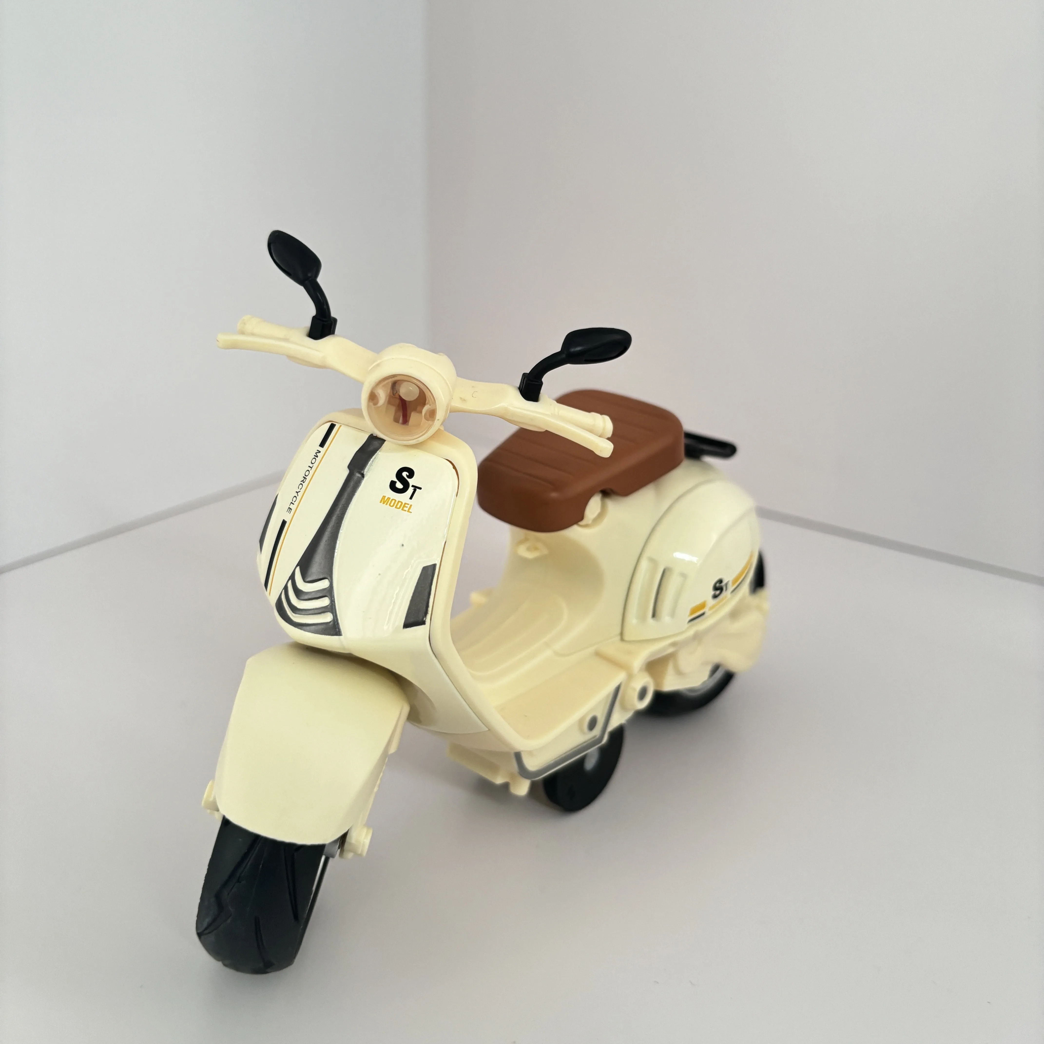 1: 10 Freizeit Mini Motorrad Legierung Modell Auto Sound und Licht Pull-Back Simulation Serie Modell Spielzeug für Kinder