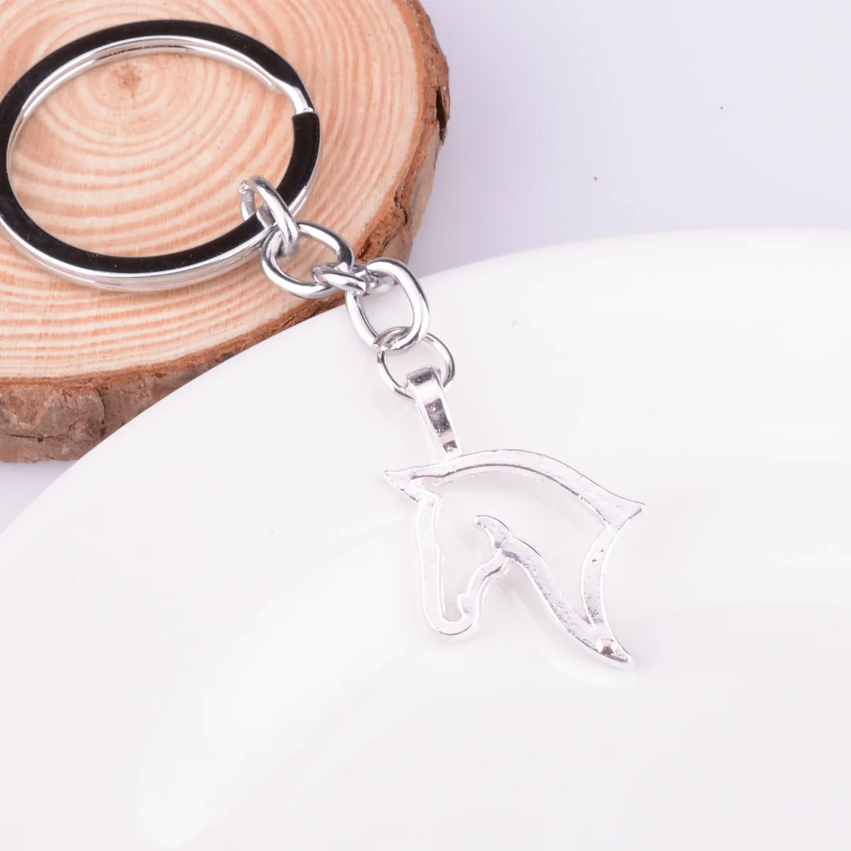 Najlepszy przyjaciel Najlepszy przyjaciel Hollow Animal Horse Head Alloy Keychain Key