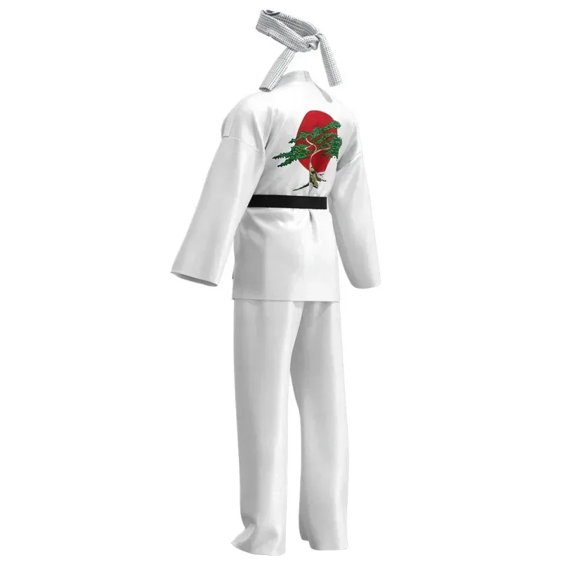 Disfraz de Karate Kid Cobra Kai para niños, hombres y mujeres, kimono Tory Nichols Daniel LaRusso, uniforme