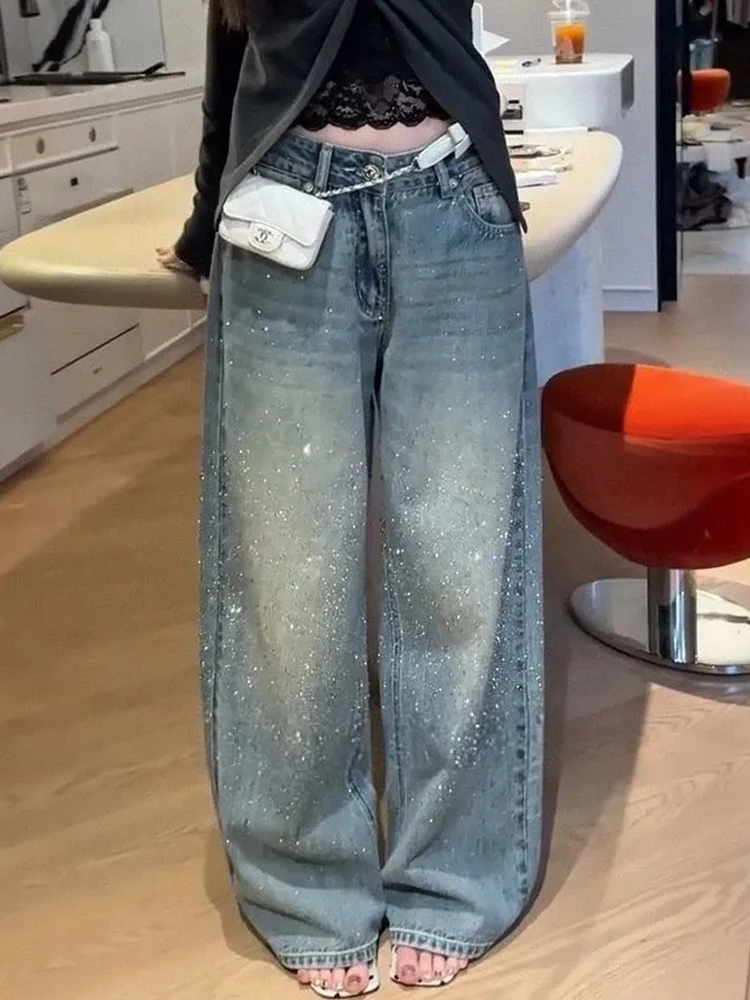 

Ретро-джинсы с американским дизайном и вставками из денима, женские, сексуальные, облегающие, в пол, модные, с естественной линией талии