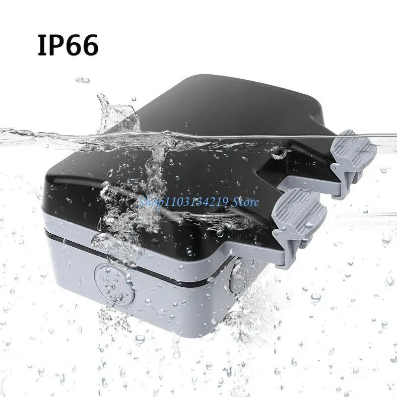 N5KC Outdoor Wall Switch Socket IP66 Weather&Dust Proof Power Outlet EU Standard