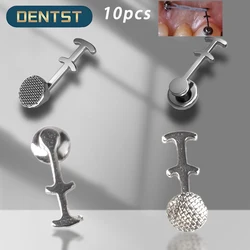 10pcs Dental Orthodontic Lingual Button Multi-hook Bondable Arms Bracket For Brace Archwire Crimpable Hook Orthodontist Tool