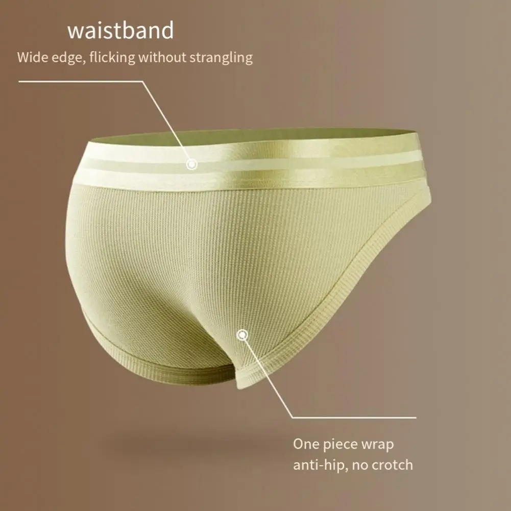 

Сексуальное нижнее белье, мужские бесшовные короткие шорты, мужские хлопковые трусы с низкой талией, однотонные U-образные выпуклые трусы с мешочком, L-5XL, эластичное нижнее белье