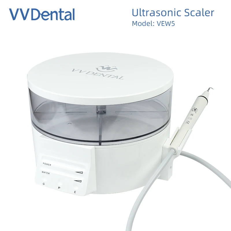 VVDental Ultrasonic Scaler With Led Light Automatic Water Supply System 1100ml To Remove Tooth Calculus Smoke Stains Dental Tool