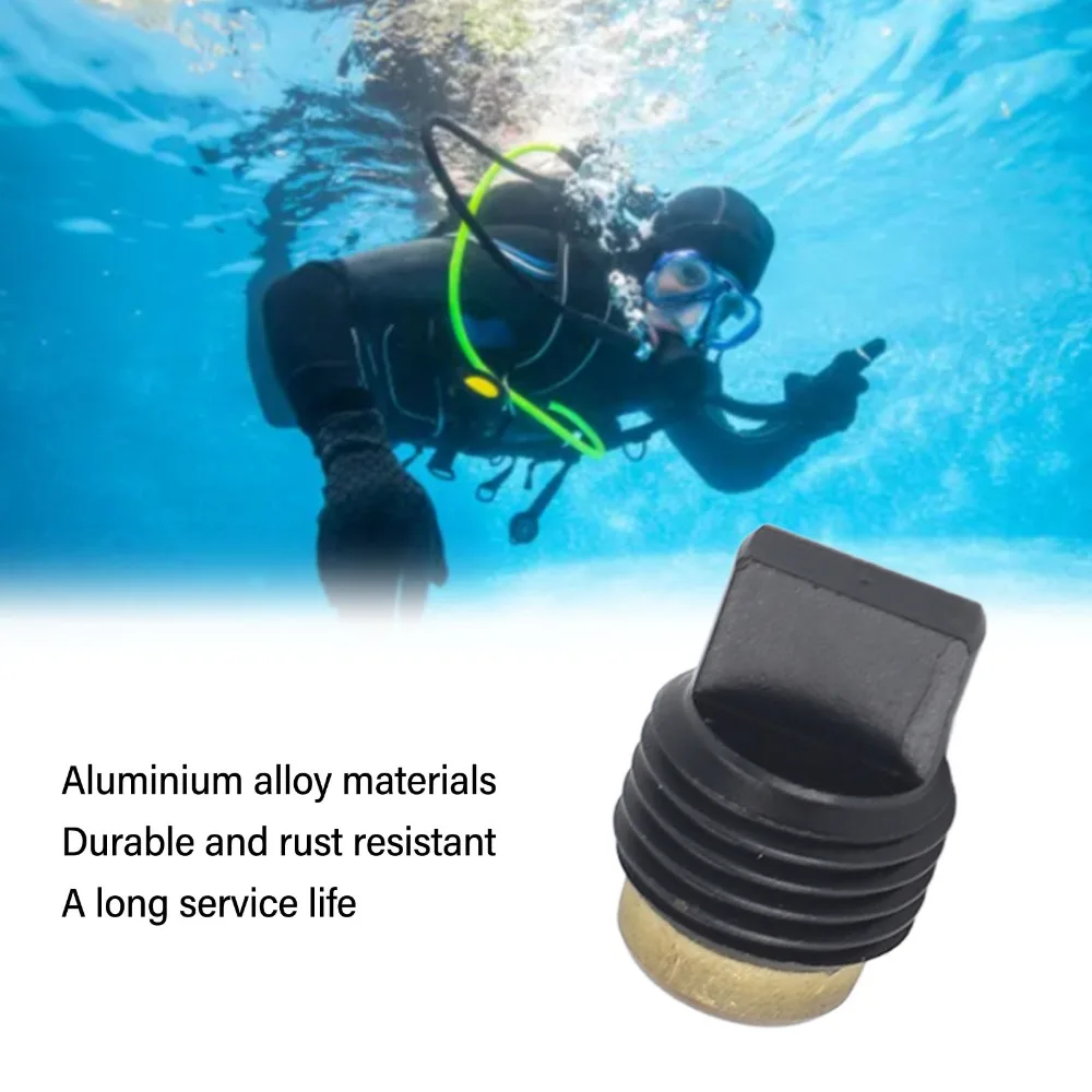 Aluminum Alloy Scuba Tank Valve Seat Assembly Reliable Sealing Rebuild Parts Dive Tank Accessory Scuba Diving Valve Parts