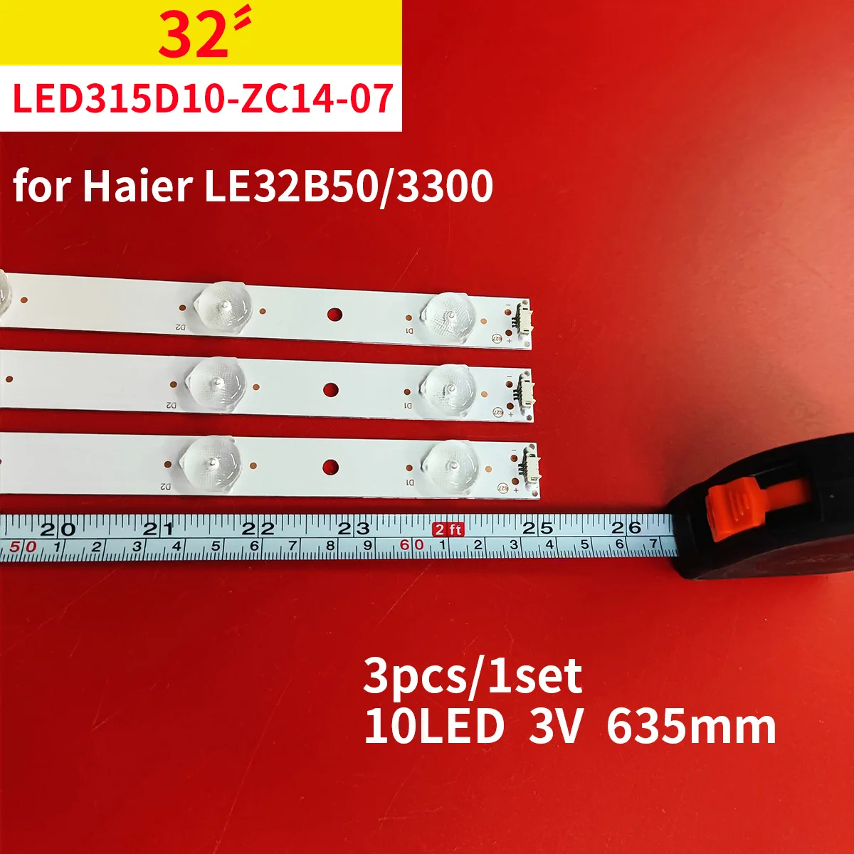 

LED Backlight Strip for LED315D10-ZC14-07 (Een)30331510213 LED315D10 Voor LE32A7100L LED315D10 LE32D8810 LE32B310N LE32B8500T