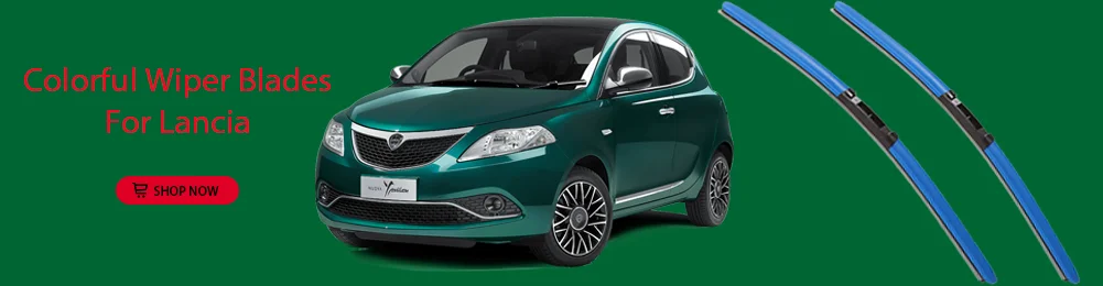 LNJING Bunte Hybrid-Scheibenwischerblätter für Chrysler Lancia Ypsilon 846 2011-Heute – Detail 2