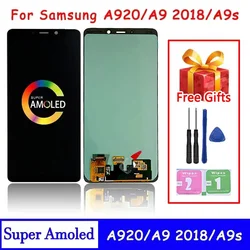 Pantalla LCD OLED de tamaño pequeño para móvil, digitalizador de pantalla táctil para Samsung A9 2018, A9s, A9, Star Pro, SM-A920F/DS