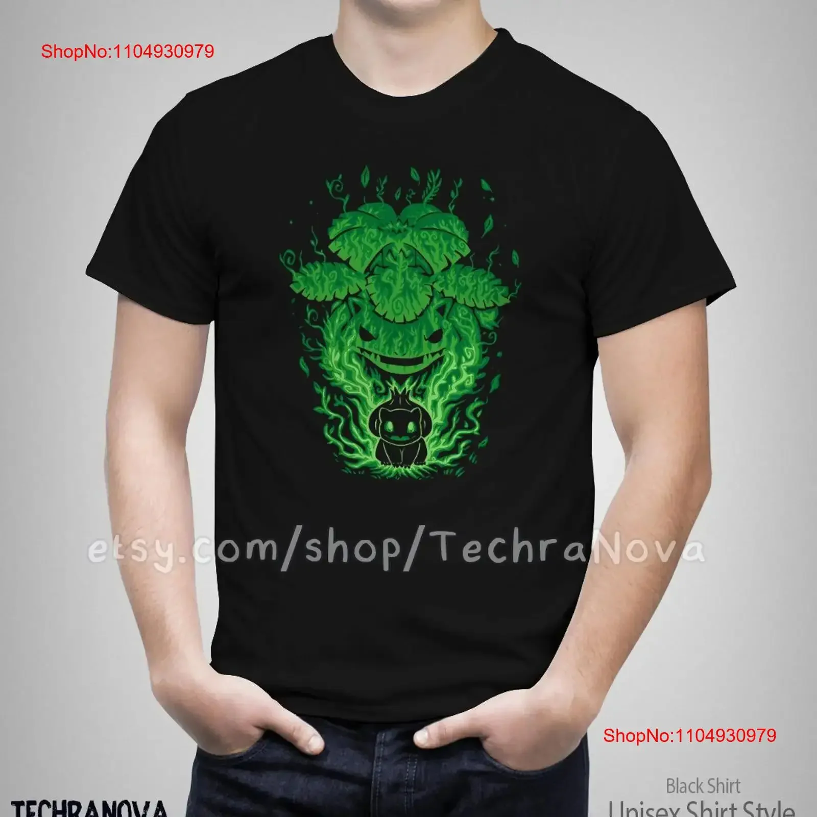 Entrega en el Reino Unido The Grass Saur Within Evolves VenusaurT camiseta poke mon bulb asaur planT videojuego vintage gráfico lavado