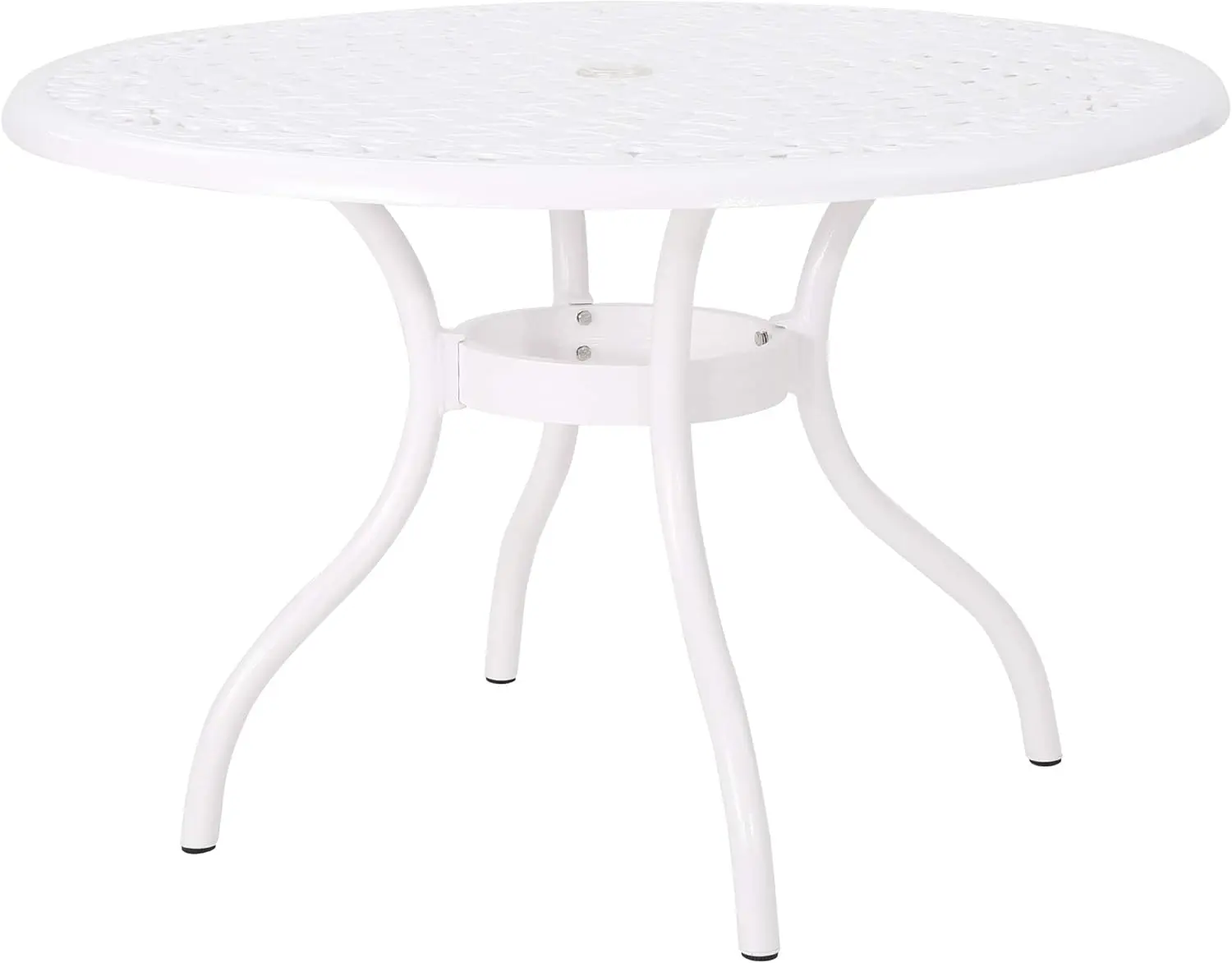 

Simon Outdoor Aluminum Round Dining Table White