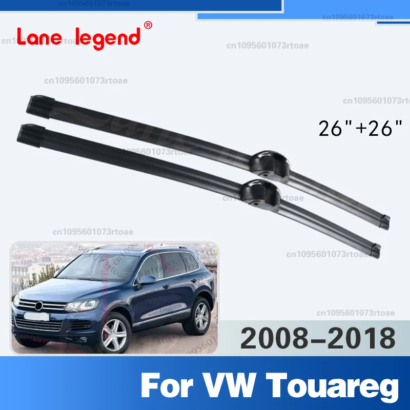 

Front Windshield Wiper Blades Windscreen Wipers 2012 2013 2014 2015 2016 26"+26" Car Accessories For VW Touareg 2008-2018 1set