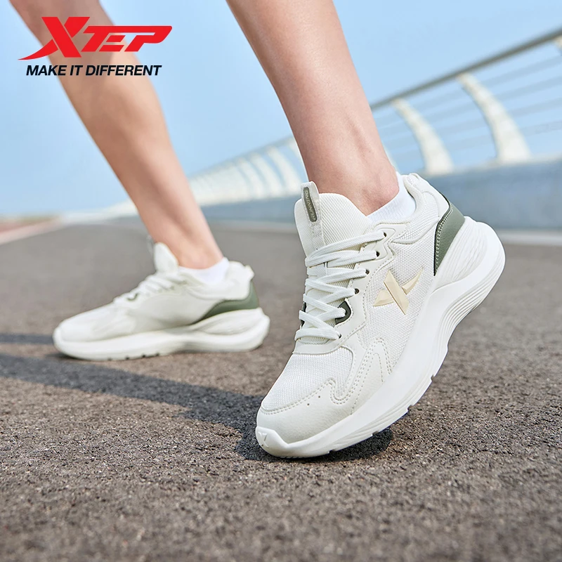 

Xtep Running Shoes For Women Summer New Breathable Mesh Running Shoes Outdoor Ultra-Light Shock-Absorbing Shoes 875318110024