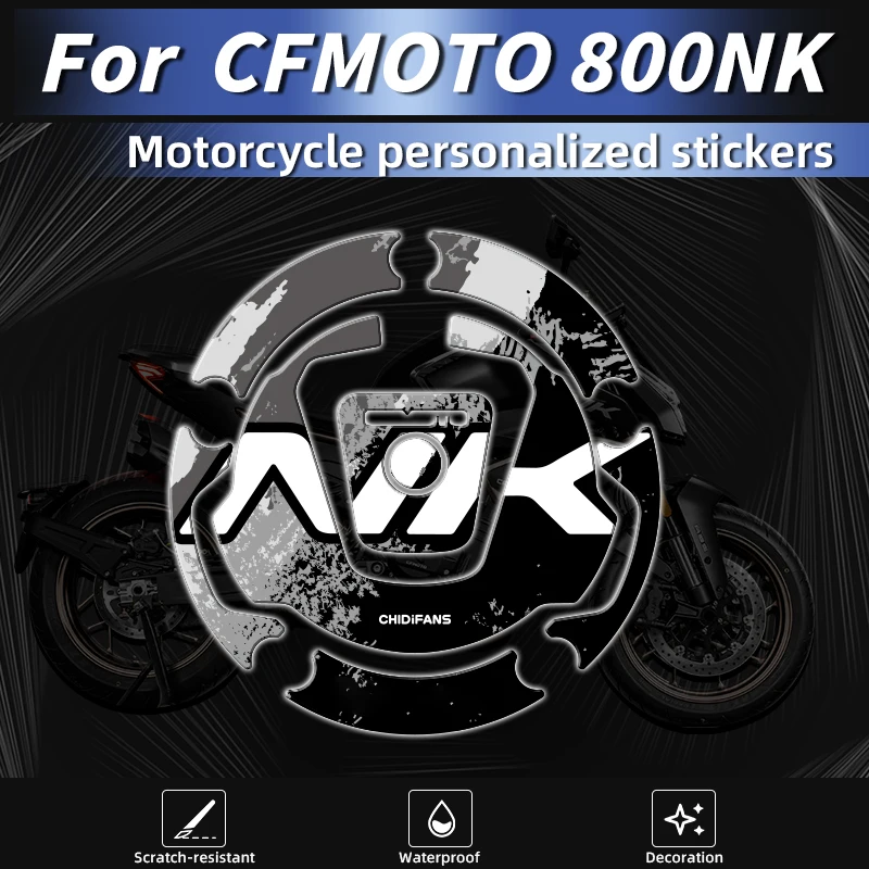 

For 23-25 Spring Breeze 800NK 3D Textured Fuel Tank Cap Film Easy Install Precision-Cut Anti-Scratch Waterproof Mod Accessories