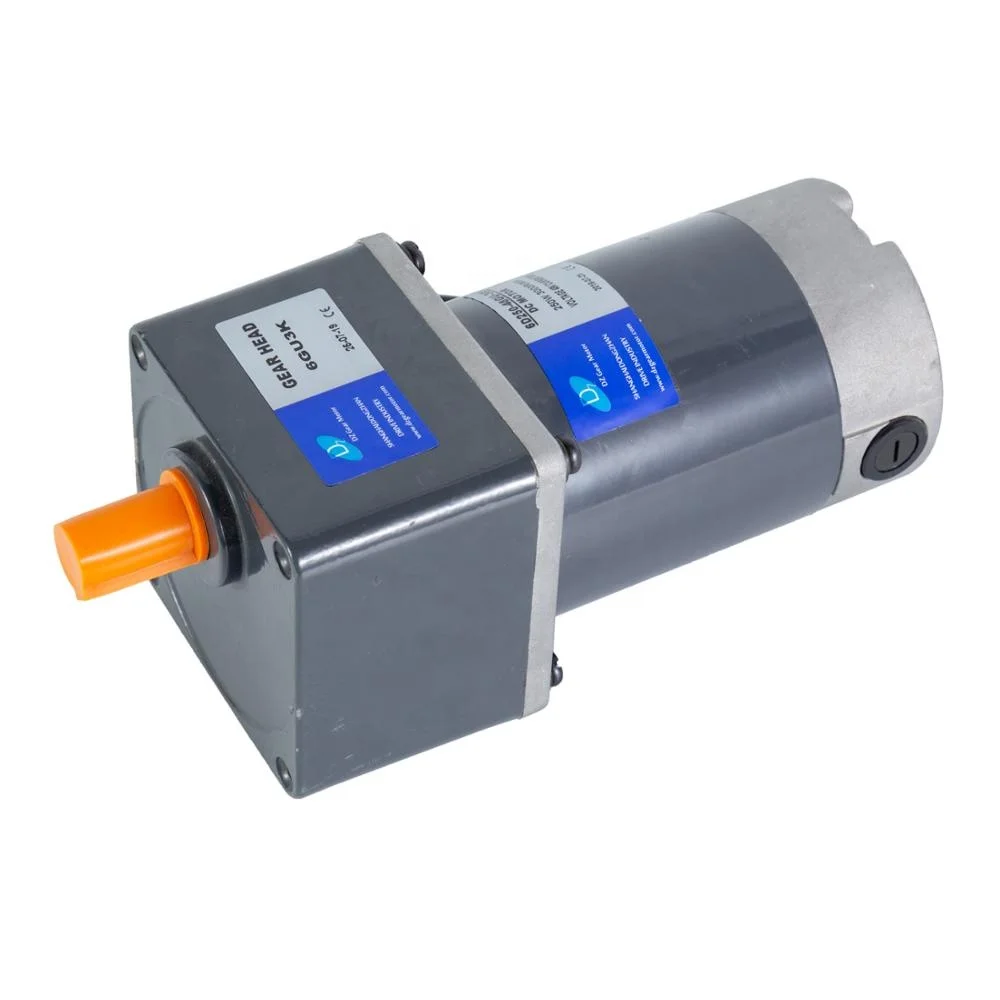 

China Factory Price Brush DC Gear Motor 120W 12V 24V 90V Series High Efficiency DC Motors