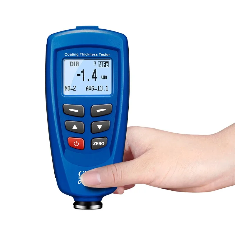 

DT-156 Digital Paint Thickness Meter Mil Coating Depth Gauge Tester 156 Model for Cars with Resolution 0.01mil, F/NF Measuring