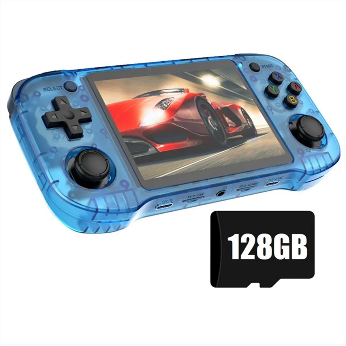 ■★New Arrival Fashion  R46H Retro Video Game Console 128G 20000+Games 4.2 Inch Screen Portable Game Player Gamepad Support 10+ E