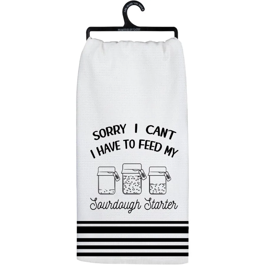 

Funny Sourdough Baking Kitchen Towels Gifts for Sourdough Bakers Tea Dish Towels for Kitchen Baking Lover Gifts Decorative Hand