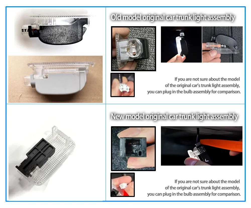 1 Stück Auto-LED-Kofferraumbeleuchtung Innenraum-Ladungsraumleuchte Kofferraumlampe 12V für Toyota Yaris / Echo 1999-2018 OEM # 81330-02010 – Detail 4