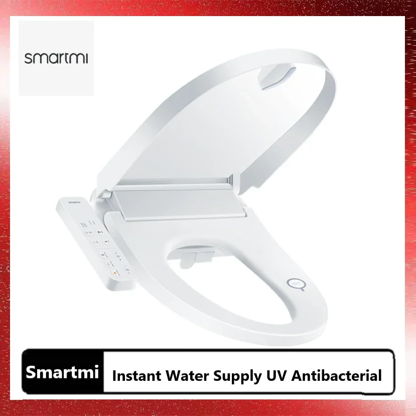 

Smartmi Smart Toilet Cover Instant Water Supply Warm Air Drying Version UV Antibacterial 4-Speed Seat Temperature Adjustment