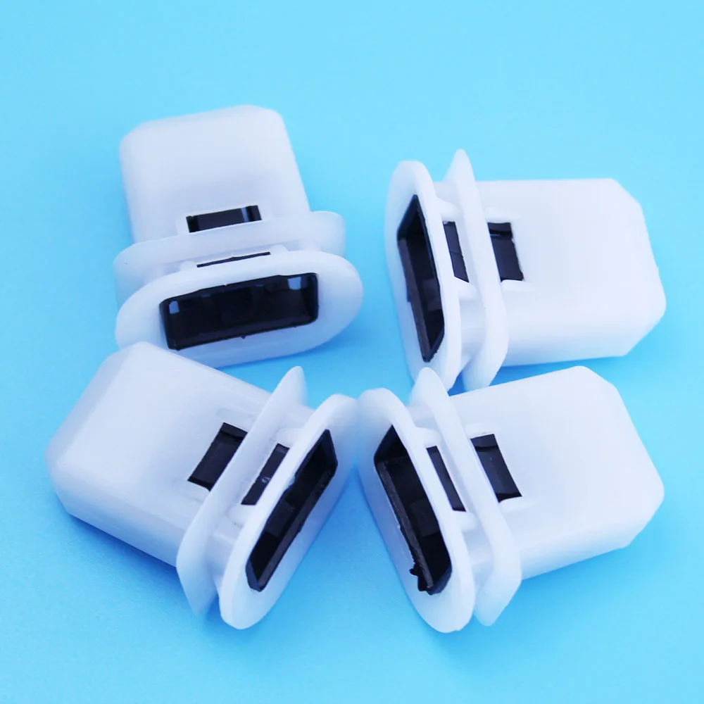 4pcs White Nylon Rear Row Seats Screw Grommet For Audi Q7 A4 S4 A5 A6 RS4 RS5 RS6 RS7 For Seat For Skoda 4L0 886 373