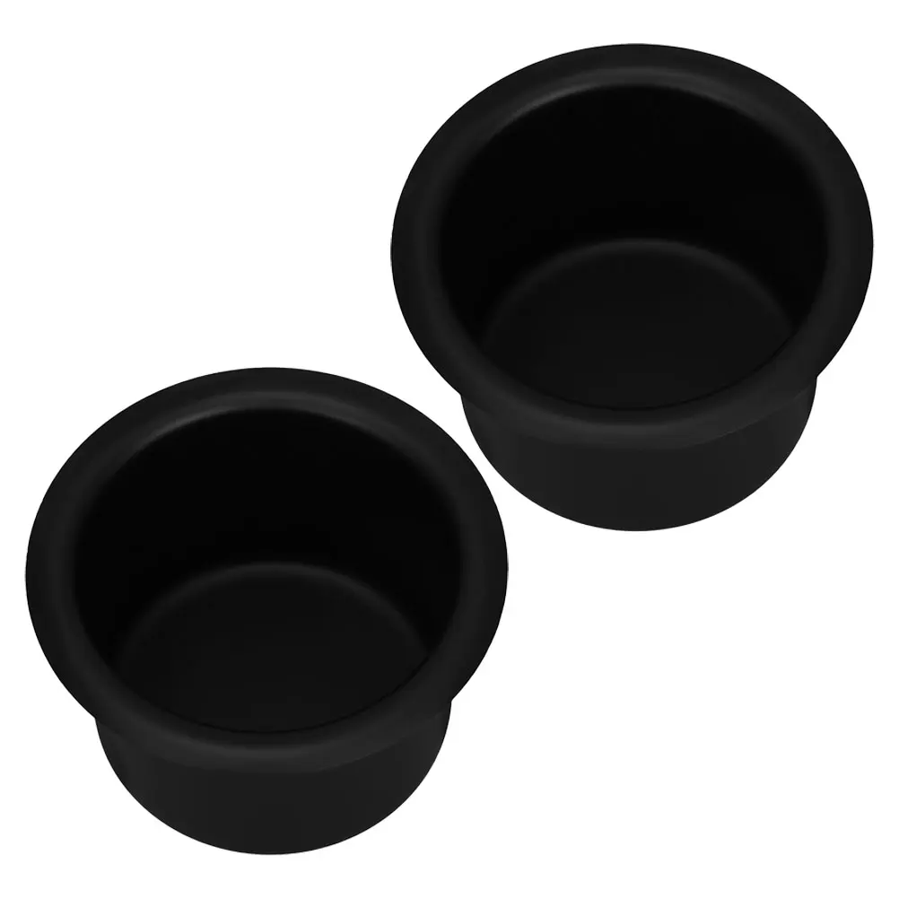 

2 Pcs Sofa Cup Holder Stainless Steel Versatile Exquisite Stable Easy Couch Car Boat Truck Table Desk Recessed Slide In