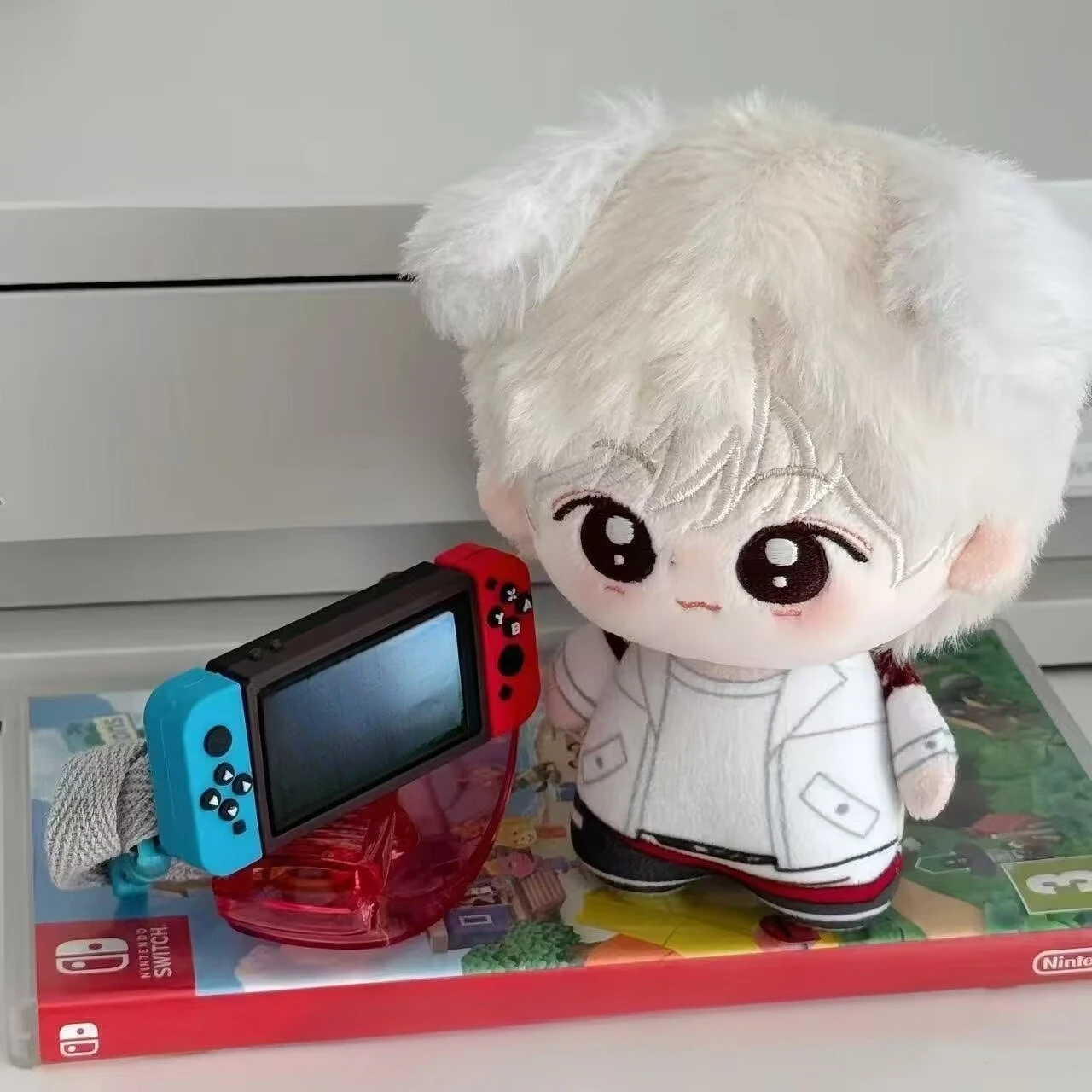 First release: TOMORROWXTOGETHER Choi Soo-bin character 10cm cotton doll, celebrity cosplay merchandise, doll view 2