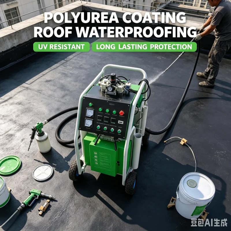 Polyurea Polyurethane Injection Spray Machine For Tank Lining Protection Intelligent Temp Control High Efficiency Professional