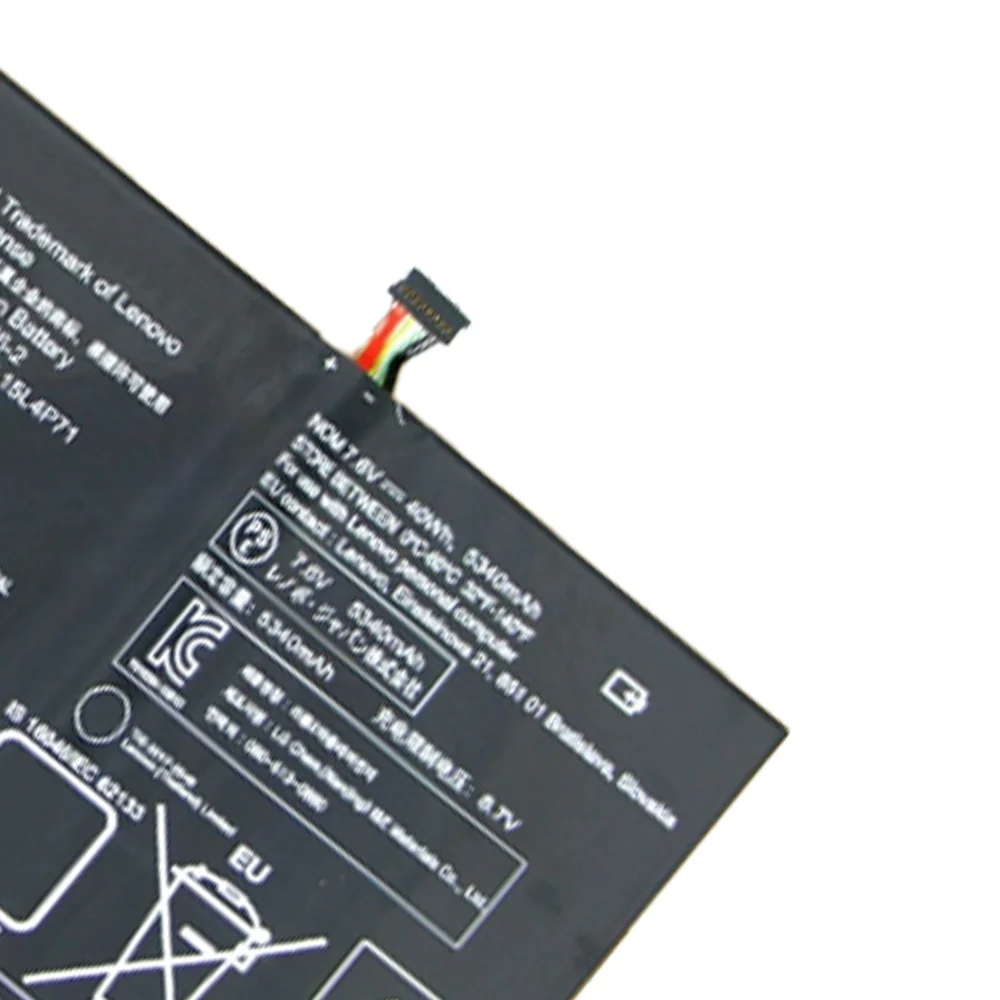 L15L4P71 7.6V 40Wh 5340mAh Nuova batteria del computer portatile OEM per Lenovo IdeaPadMIIX 700-12ISK 710-12IKB Miix4-6Y54 80QL 80W10033HHH