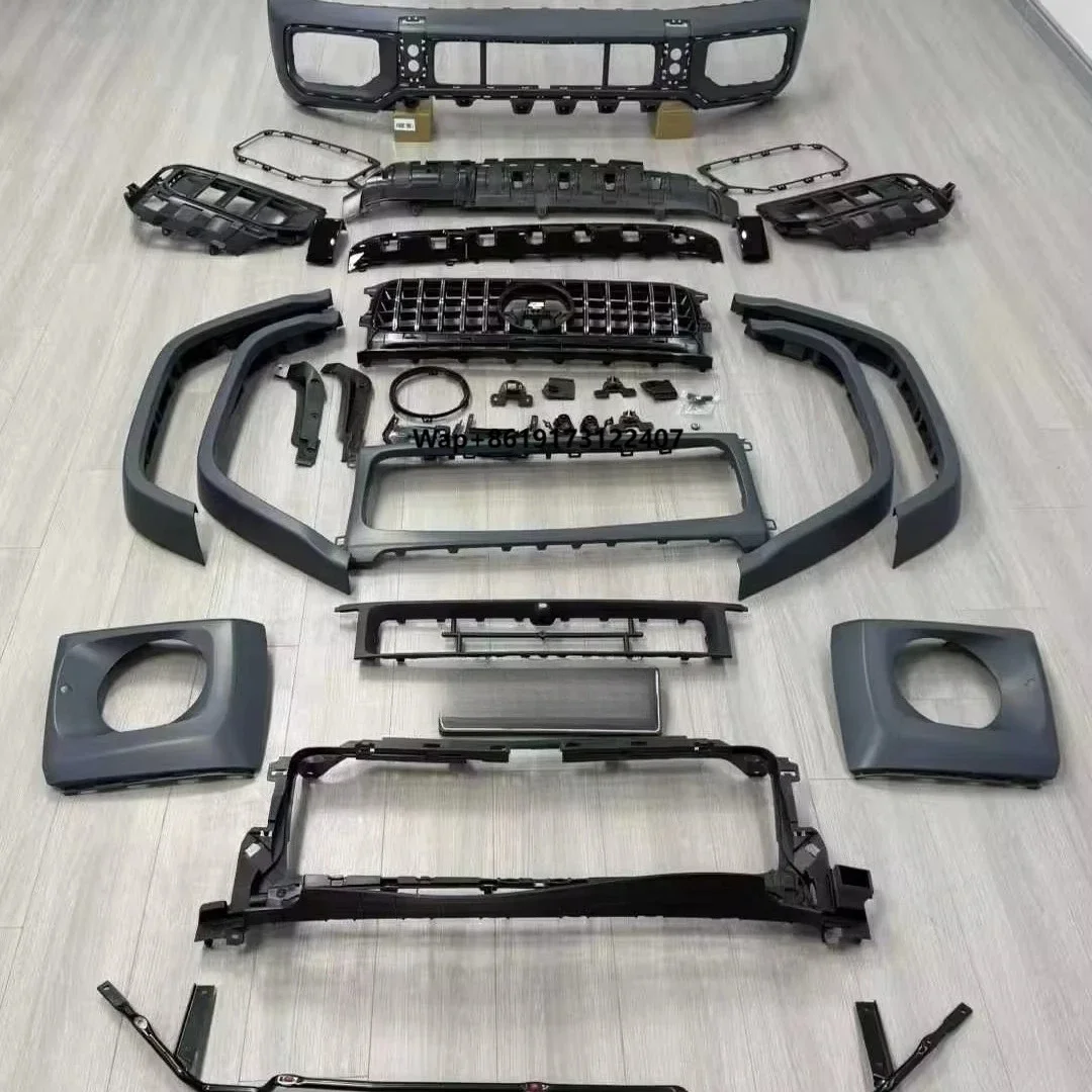 Factory Auto New Body Kit for G-Class W464 Late Change W465 2019 Front Bumper Grille Rear Bumper Diffuser Spoiler