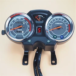 Motorcycle Speedometer Cafe Racer Tachometer Fuel Gauge 12V LED Instrument for Suzuki GN125 GN150 GN 125 150 125cc 150cc