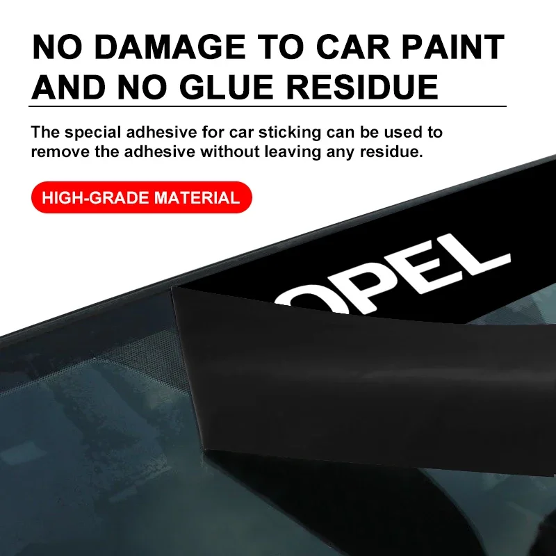 ملصقات شريط واقي من الشمس للزجاج الأمامي للسيارة لمنع أشعة الشمس المباشرة لأوبل إنسيجنيا أسترا انتارا ميريفا زافيرا H G كورسا #5