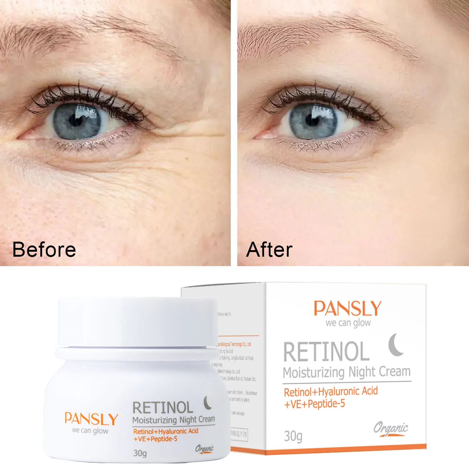 Retinol Night Cream VC Turmeric Face Cream Facial Moisturizing Firming Hydrating Night Cream