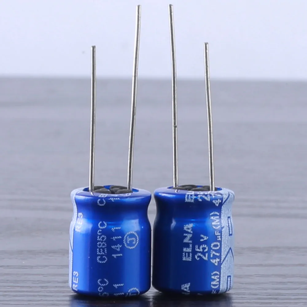 10pcs Japan ELNA RE3 470UF 25V 470mfd Audio Capacitor 10x12.5mm