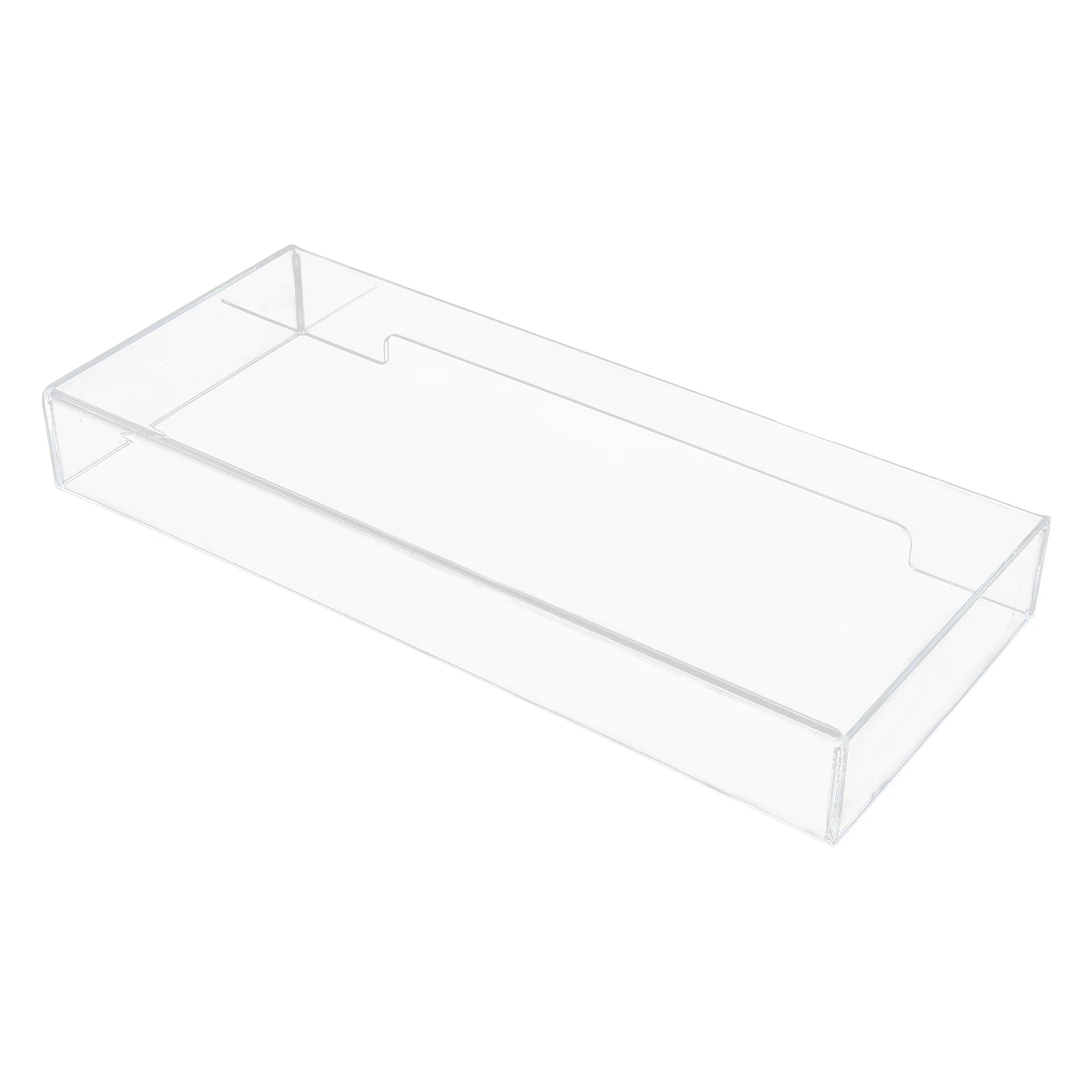 

Keyboard Protection Cover 490x203x60mm Clear Acrylic Waterproof Dustproof Keyboard Protector Case Plastic Membrane