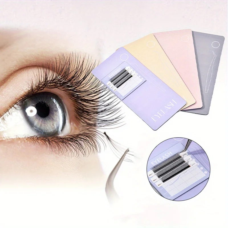Women Magnetic False Eyelash Tweezers Holder Soft Anti Fall Board False Lash Display Pallet Specialized For Eyelash Grafting