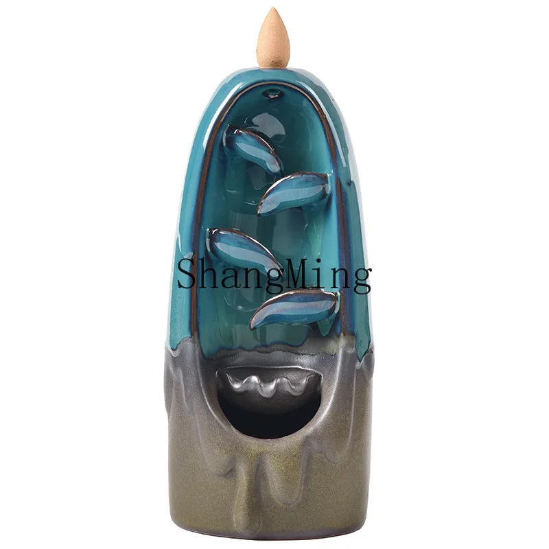 

Креативные синие керамические курильницы PYH в ретро-стиле (левая и правая), оптовая продажа, хит продаж